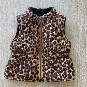 Old Navy Leopard Print Kids Vest
